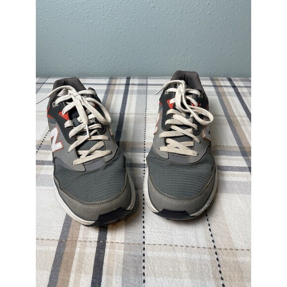 New Balance Golf Heritage Shoes Men’s Size 11 White Gray Red MG100GBK - Picture 2 of 8